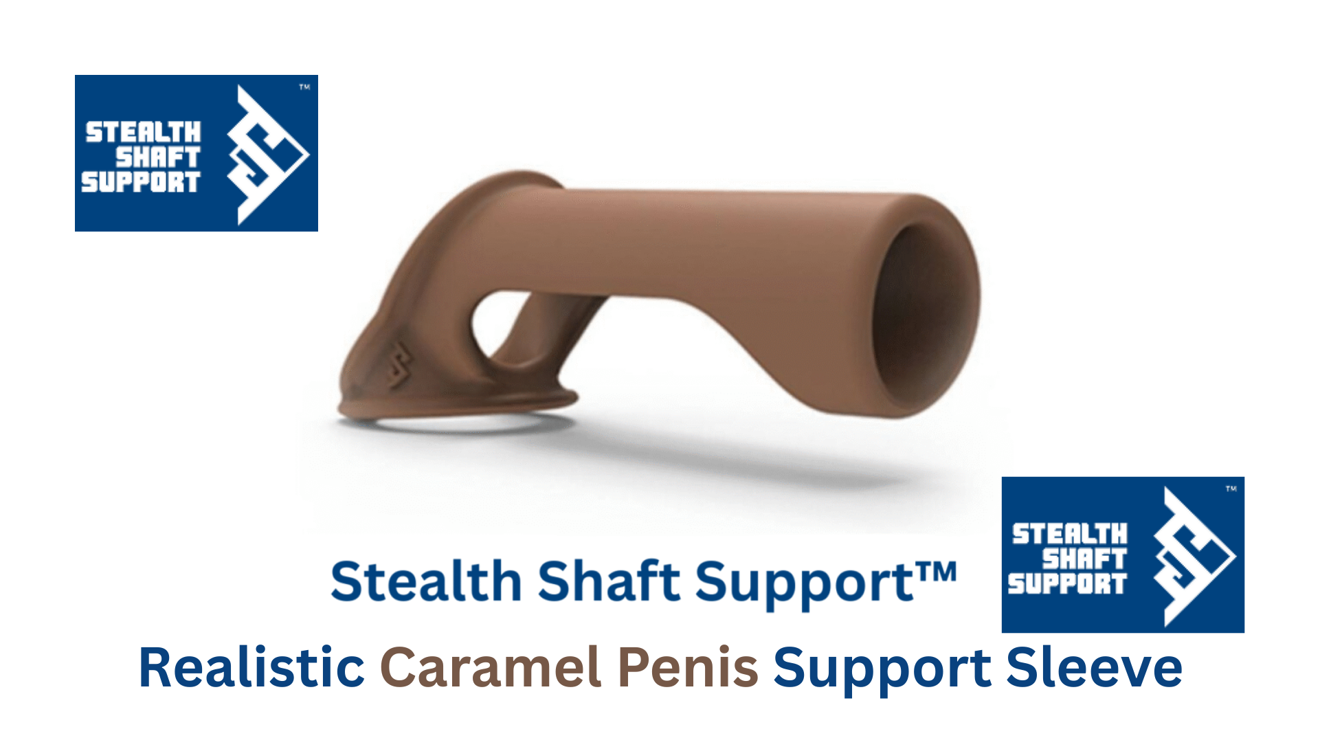 Realistic Caramel Penis Support Sleeve – Stealth Shaft Support™