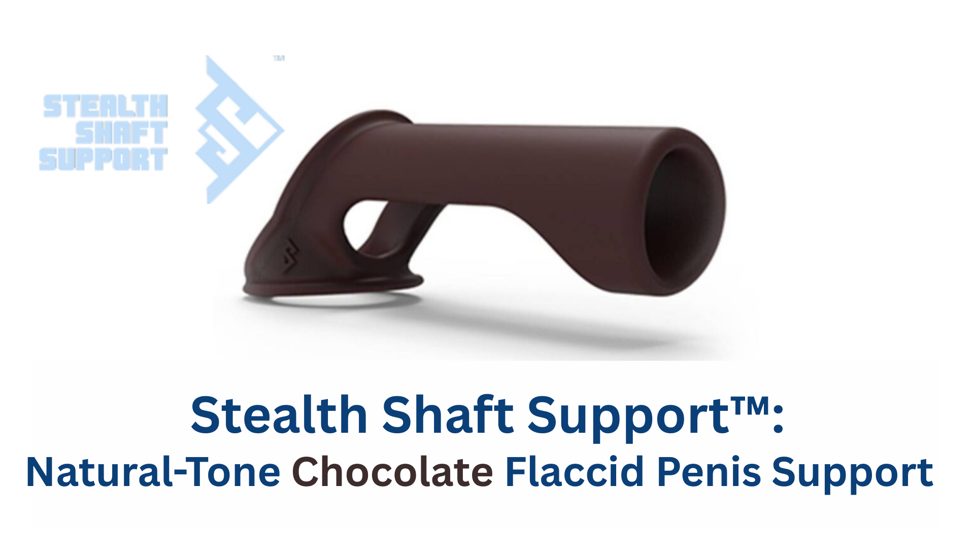 Natural-Tone Chocolate Flaccid Penis Support